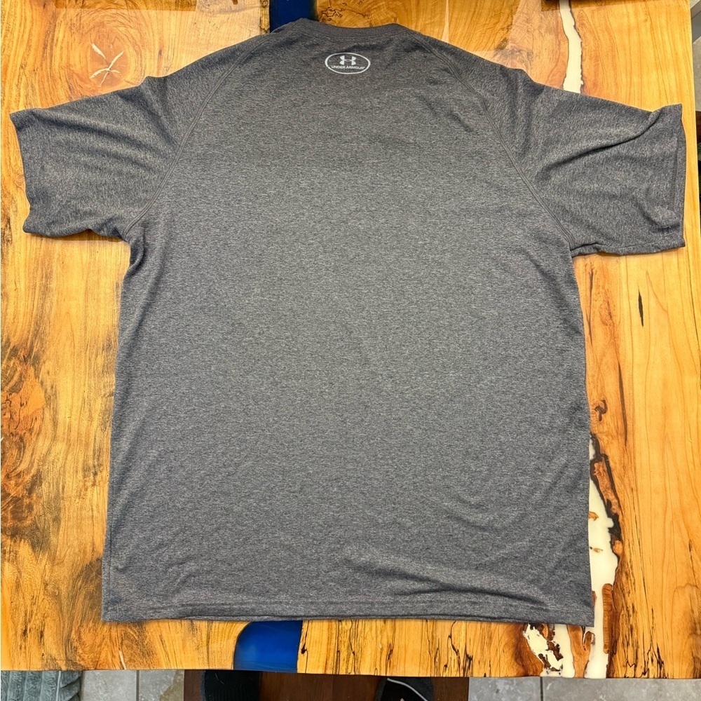 Under Armour HeatGear Gray Tee LG Loose Breakers Palm Beach - Picture 8 of 9
